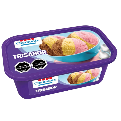 Helado Chamonix Chocolate Trisabor 2.5lts.