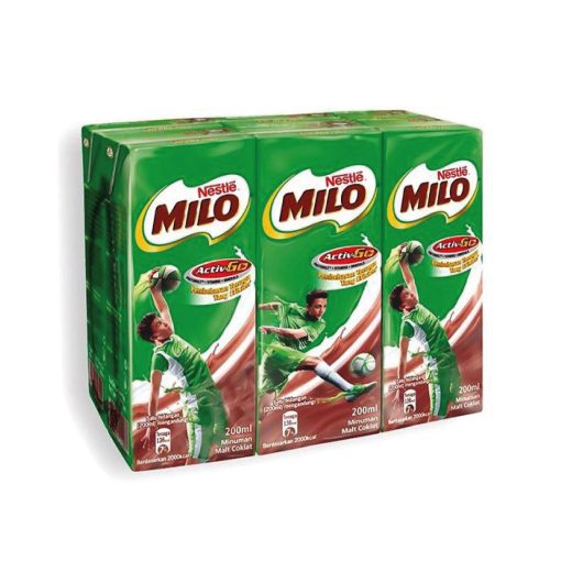 Pack Leche Chocolate Milo 6 X 200ml.