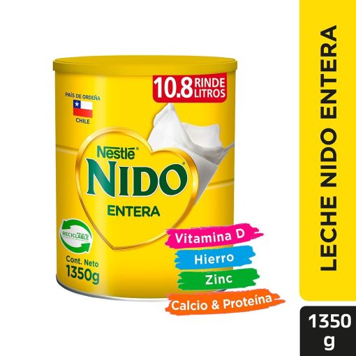 Leche Nido Instantánea Entera 1350gr.