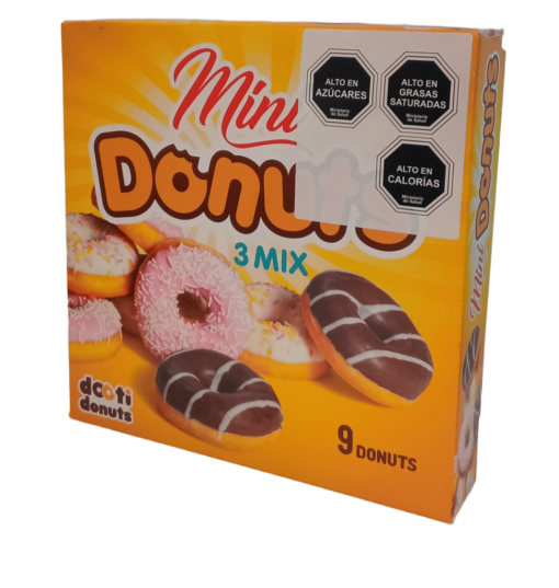Minidonuts 9 Unid.  Stokson  3 Mix