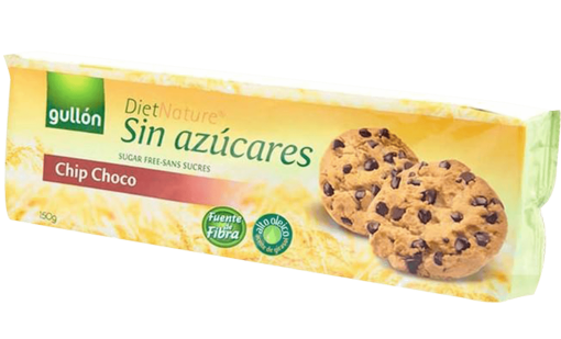 Galleta Choco Chip Sin Azúcar Gullón Diet Nature, 150gr.