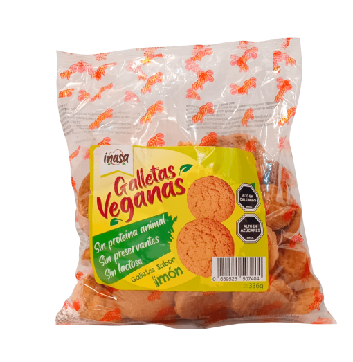 Galletas Vegana De Limón, 336grs.