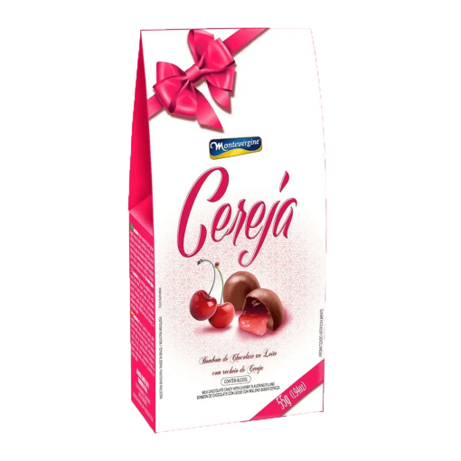 Chocolate Cereja Bombon De Cerezas Con Licor Montevergine 55gr.