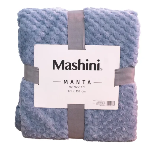 Manta Popcorn Colores Mashini 127 X 152 Cms.