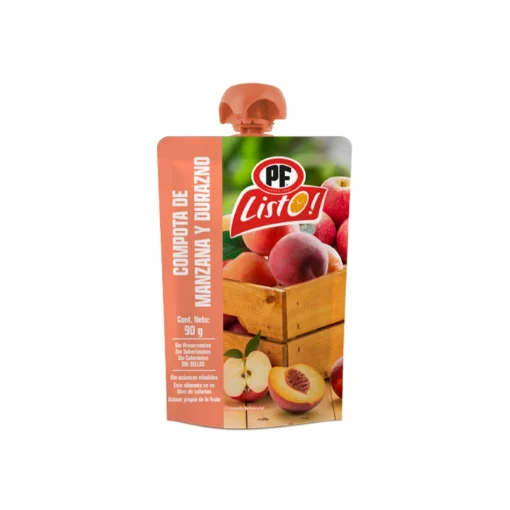 Compota De Manzana Y Durazno Pf 90gr.