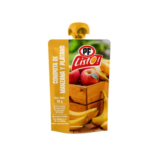 Compota De Manzana Y Plátano Pf 90gr.