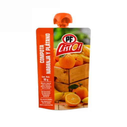 Compota De Naranja Y Plátano Pf 90gr.